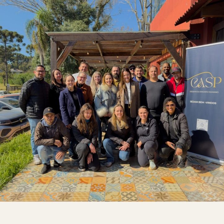 Participantes de um programa de desenvolvimento de liderança da CASP